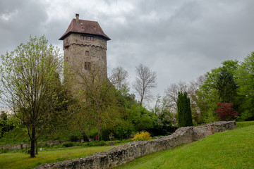 Fototapeta na wymiar Burg Sponeck Sasbach am Kaiserstuhl
