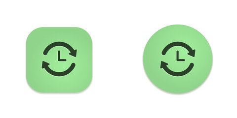 Vector Green Web Buttons