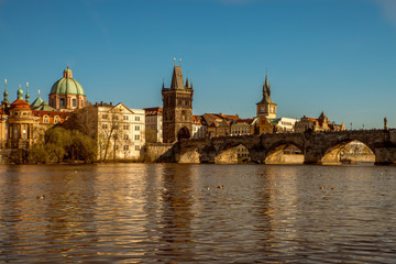 Fototapeta na wymiar Charles bridge, Prague