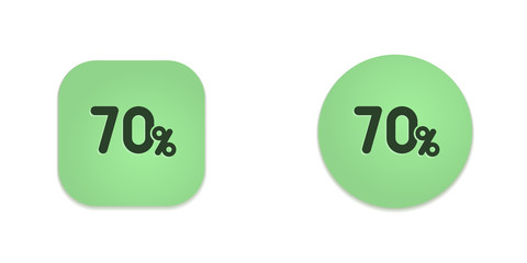 Vector Green Web Buttons