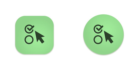 Vector Green Web Buttons