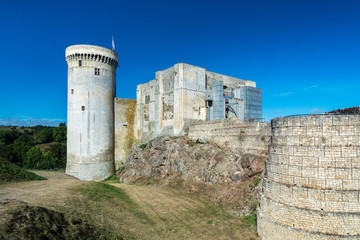 Fototapeta na wymiar Castle of William the Conqueror, Castle of Falaise