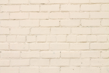 Obraz premium White shabby old brick wall background texture