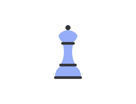 Flat Colorful Chess Player 