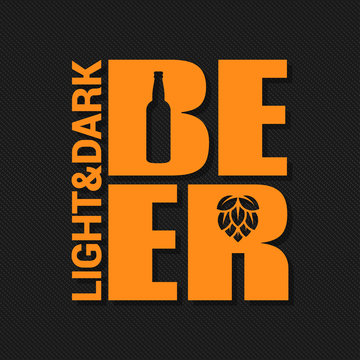 beer logo design background
