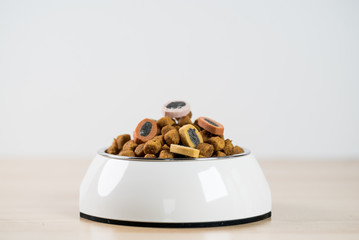 Dog, Cat Food in Bowl