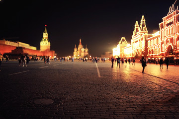 New Year's photos of the city, city street illumination