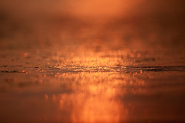 sunset on sea texture water summer sun