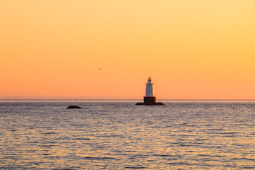 Sakonett Lighthouse Rhode Island