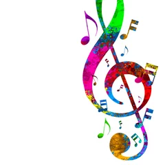  Colorful Musical Notes © Indiloo