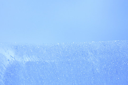 ice on the frozen glass texture © kichigin19