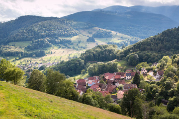 Fototapeta na wymiar Route des vins d'Alsace