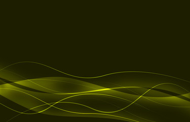 elegant abstract background with green lines