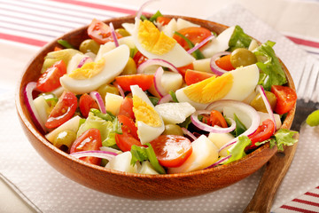 Ensalada campera traditional spanish countryside salad