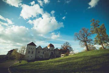 Fototapeta na wymiar beautiful castle in eastern europe