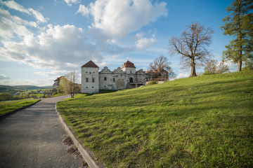 Fototapeta na wymiar beautiful castle in eastern europe