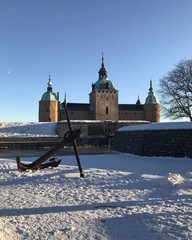 This beautiful castle called Kalmar Castle is located in southern Sweden.  © Malin