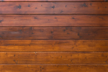 Horizontal wooden panel wall