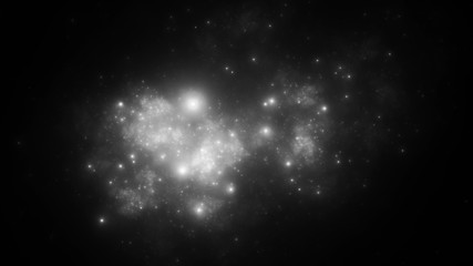 Abstract fractal illustration looks like galaxies