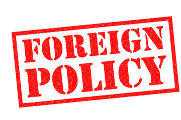 FOREIGN POLICY Rubber Stamp