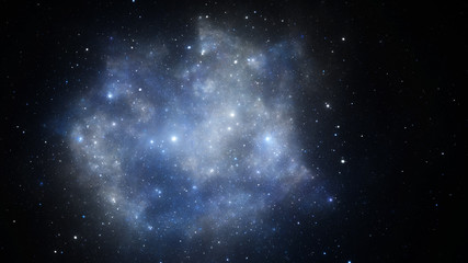 Fototapeta premium Abstract fractal illustration looks like galaxies
