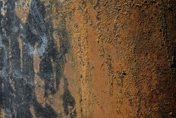 Texture of old rusty barrels