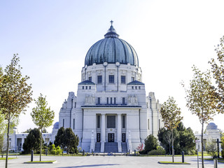 Naklejka premium Wien, Zentralfriedhof Kirche zum hlg. Karl Borromäus Architekt