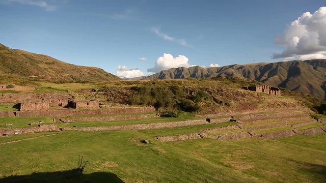  Tip�n (Inca ruins) near Cusco in the Andes of Peru, South America