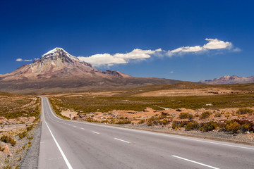 Majestic Nevado Sajama volcano