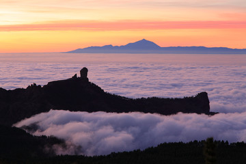 View of Tenerife from Gran Canaria