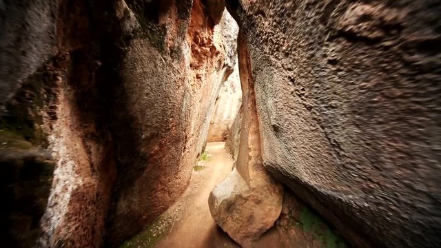 Q'Enqo (means something like labyrinth), a archeological place near the Inca city Cusco in Peru. Q'enqo was an astronomical observatory of the Inka.