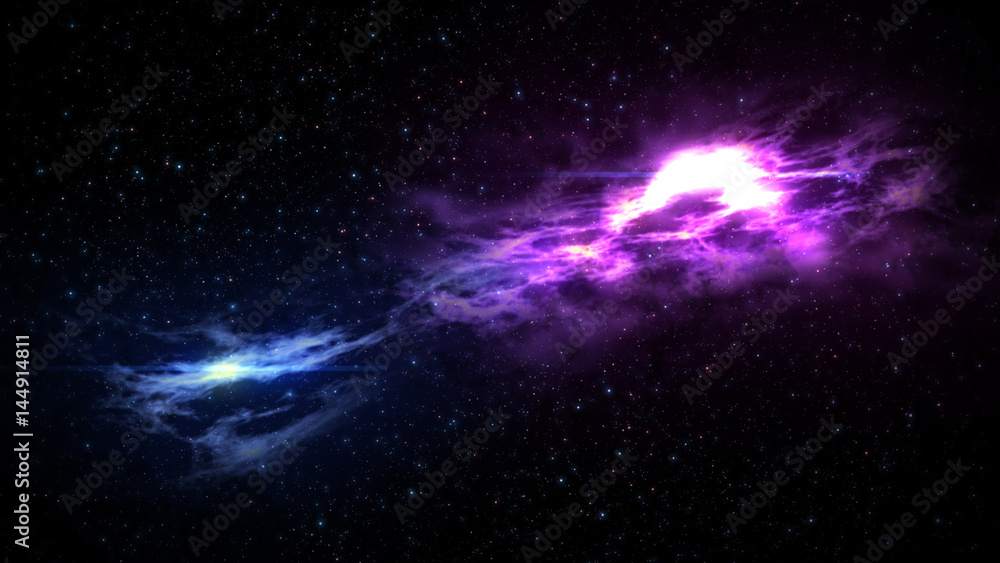 Poster image of the carina nebula in infrared light. elements of this image furnished by nasa.