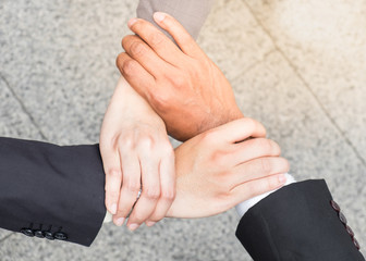 Teamwork Join Hands  Support Together Collaboration Concept
