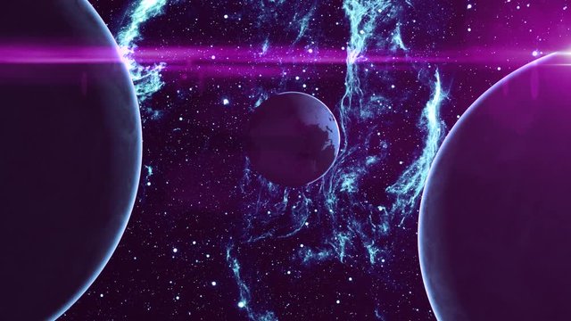 Earth Like Planet in Outer Space