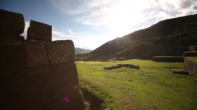  Tip�n (Inca ruins) near Cusco in the Andes of Peru, South America