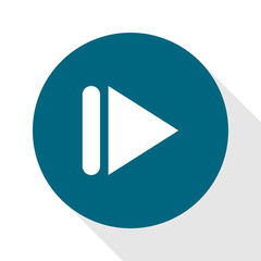 arrow sign flat design best icon logo