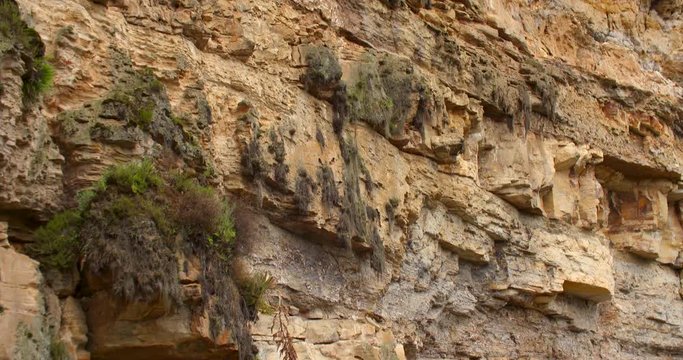 Mummies in figures in cliffs &ndash; Carajia in Peru (Chachapoyas).  from South America.