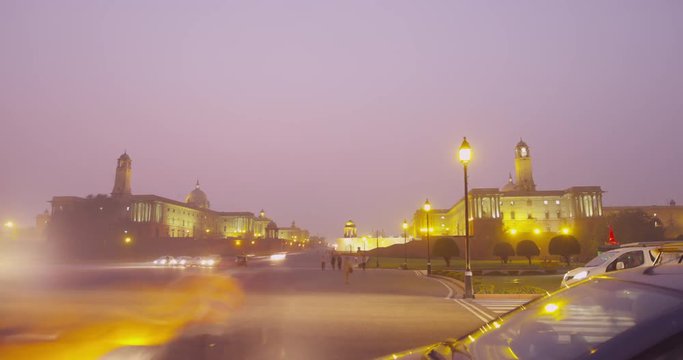Time Lapse of Rashtrapati Bhavan