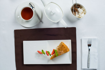 piece of honey cake