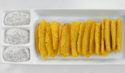 Plátano verde frito, Tostones, Patacón