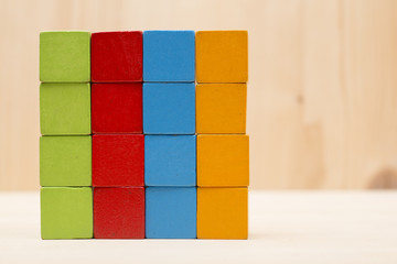 ブロックの積み重ね
