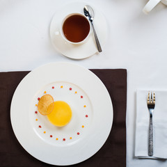 berry fruit jelly with fresh berries yellow