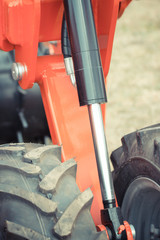 Detail of pneumatic or hydraulic machinery, technology and engineering concept