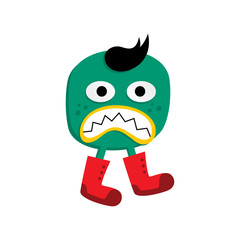 cute adorable ugly scarry funny mascot monster