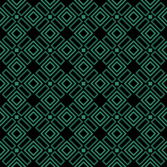 Antique seamless green background check cross kaleidoscope
