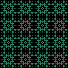 Antique seamless green background check cross geometry