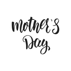 Fototapeta na wymiar Mothers Day calligraphic lettering design. Holiday typography