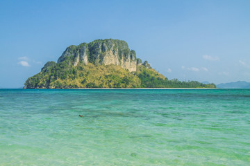 Morning time in Thailand island.