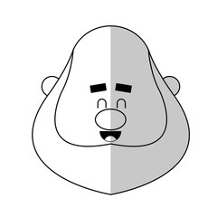 irish leprechaun icon over white background. vector illustration