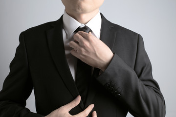 Man with suit